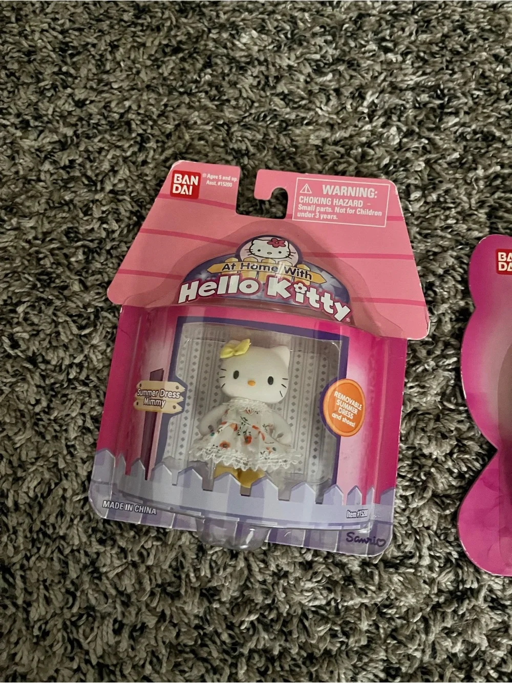 Set of 2 NEW Vintage Hello Kitty Figurine toys NIB